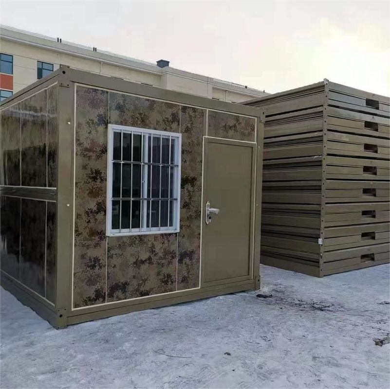 L'anticorrosivo ha galvanizzato l'edificio per uffici modulare portatile d'acciaio del sito del contenitore della Camera