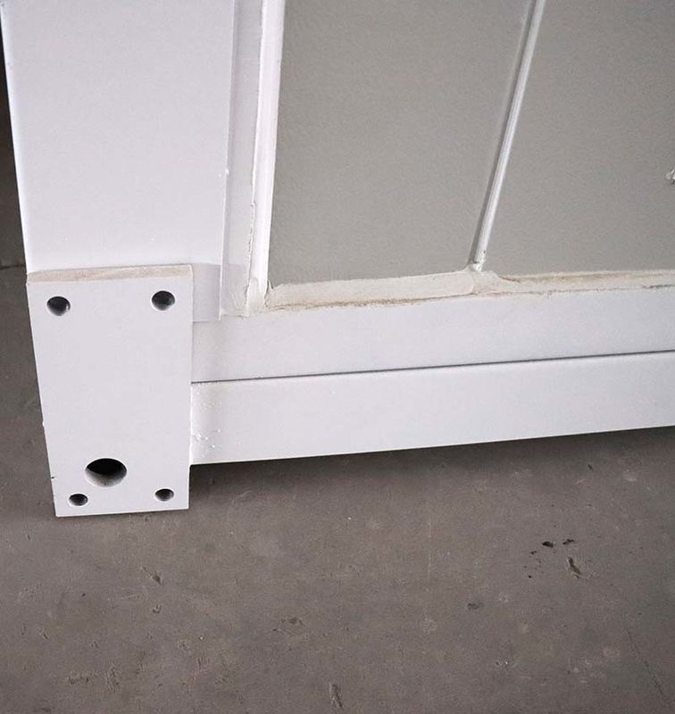 Case prefabbricate di stoccaggio dell'ufficio di lavoro del campo della Camera del contenitore di piegatura del dormitorio