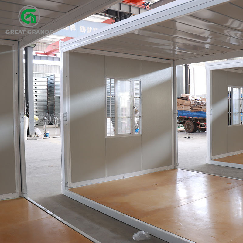 Porta d'acciaio piegante prefabbricata di furto di Front Wall Double Door Anti della Camera del contenitore