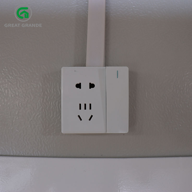 Porta d'acciaio piegante prefabbricata di furto di Front Wall Double Door Anti della Camera del contenitore