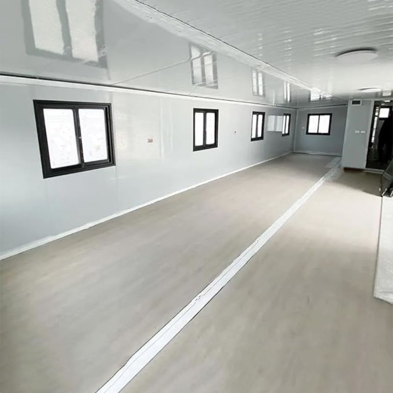20FT Casa Prefabbricata Portatile Produttore Case prefabbricate EPS pannelli sandwich pavimento cuoio