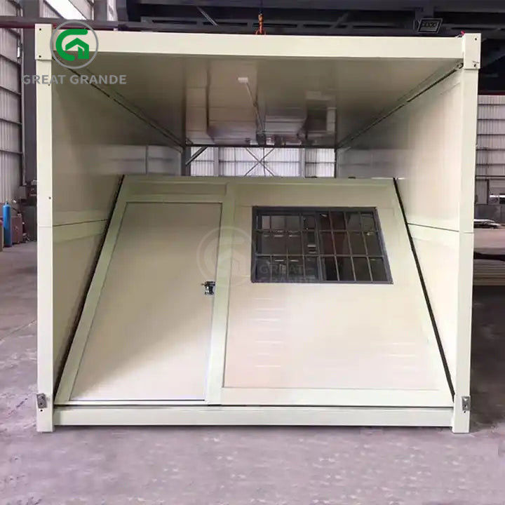 20ft Fold Out Container House Produttore Tubi quadrati Acciaio galvanizzato Installazione rapida