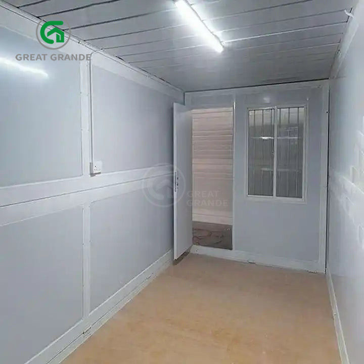 20ft Fold Out Container House Produttore Tubi quadrati Acciaio galvanizzato Installazione rapida