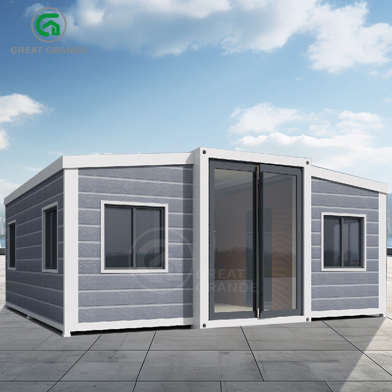 Casa prefabbricata espandibile con tetto laterale T50 Eps Altezza esterna 2,86m Legno o personalizzazione