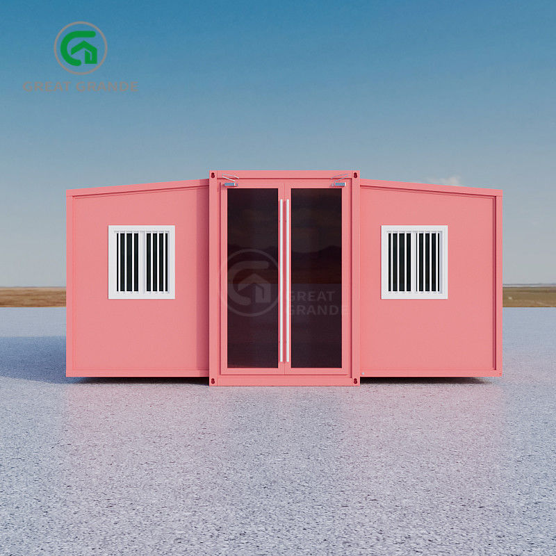5600 mm * 6300 mm * 2250 mm Spazio interno 2 camere da letto Case prefabbricate contenitori con bagno