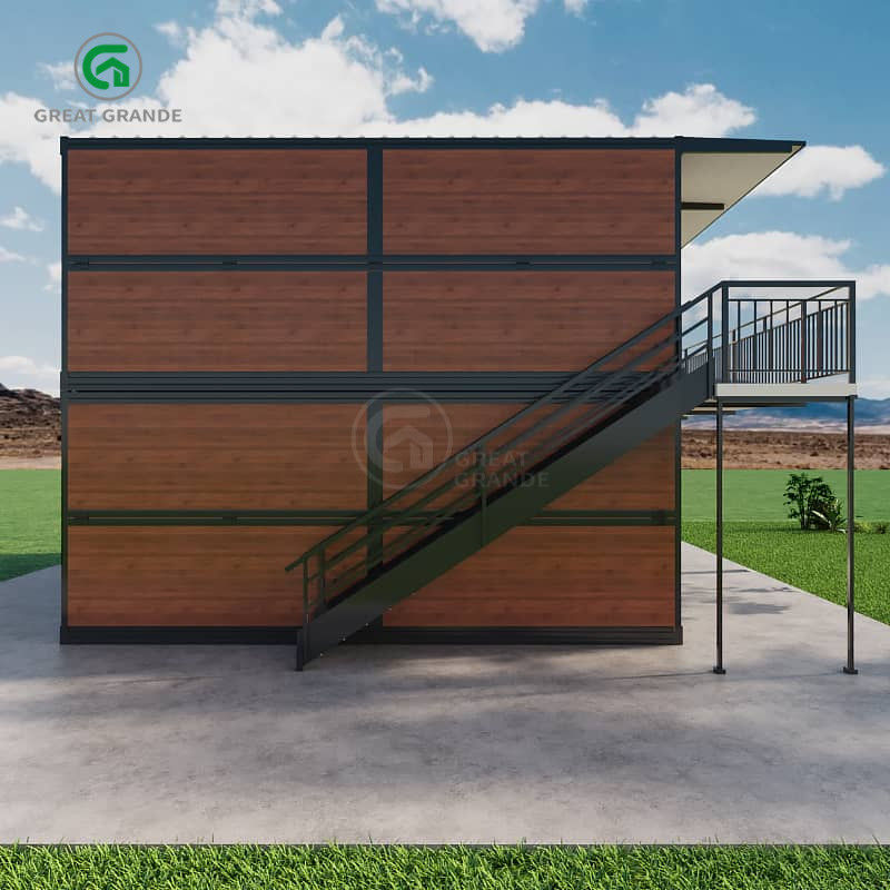 20 piedi Casa di contenitori fabbrica dormitorio dei lavoratori installazione rapida