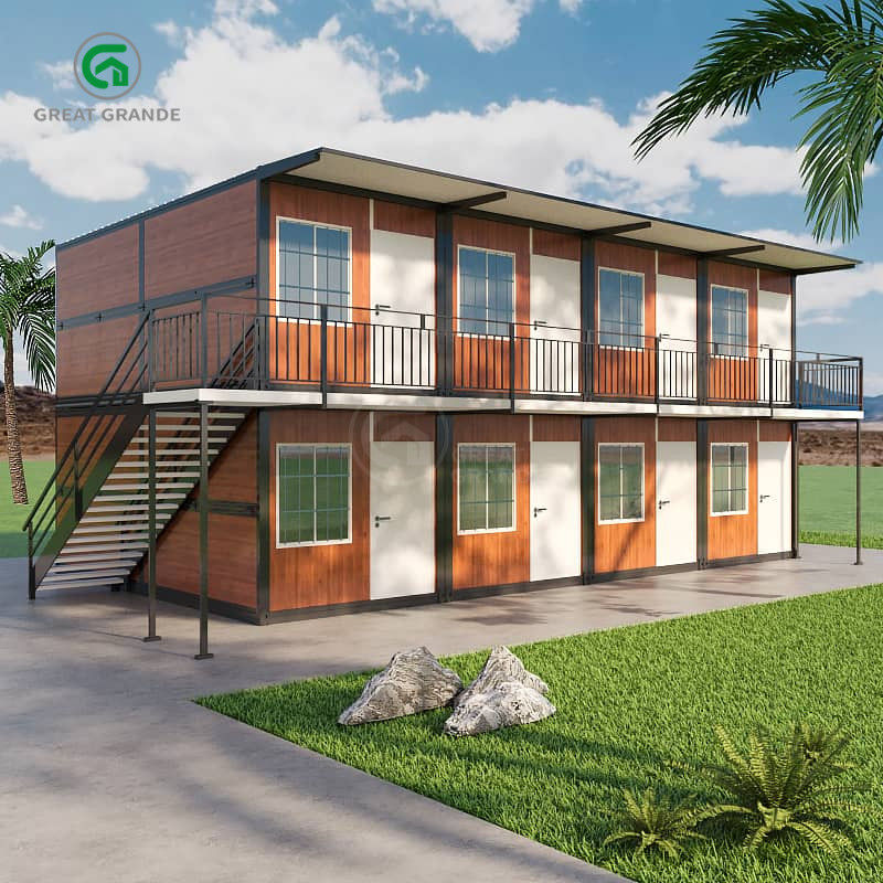 20 piedi Casa di contenitori fabbrica dormitorio dei lavoratori installazione rapida