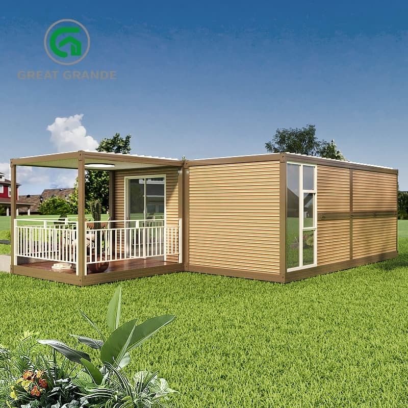 Caratteristiche energetiche per contenitori pieghevoli Casa soddisfa rigorosi standard internazionali porte preinstallate