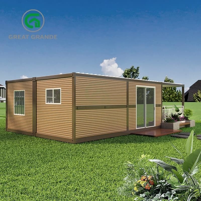 Caratteristiche energetiche per contenitori pieghevoli Casa soddisfa rigorosi standard internazionali porte preinstallate