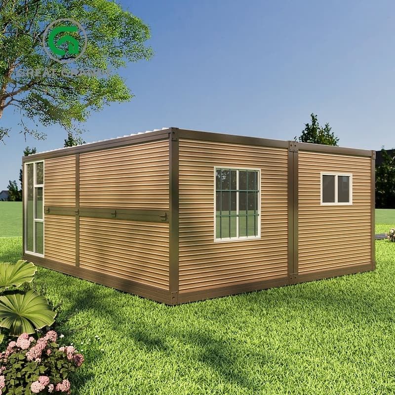 Caratteristiche energetiche per contenitori pieghevoli Casa soddisfa rigorosi standard internazionali porte preinstallate