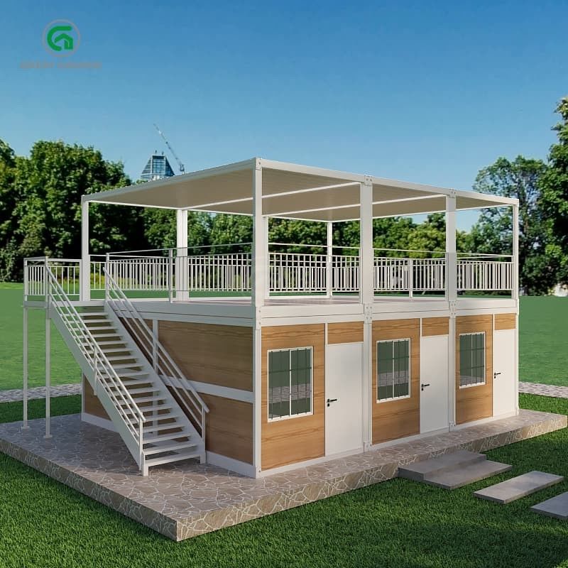 Pressione del pavimento 2.0 KN/m2 Casa contenitore portatile con esterno personalizzabile e libertà di progettazione