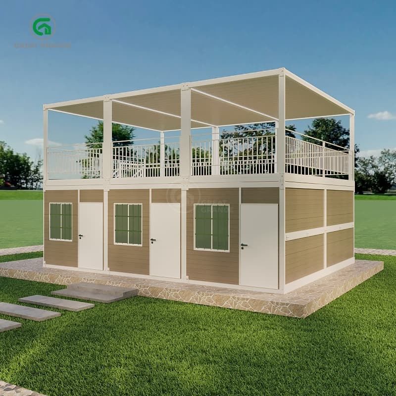 Pressione del pavimento 2.0 KN/m2 Casa contenitore portatile con libertà di progettazione esterna personalizzabile